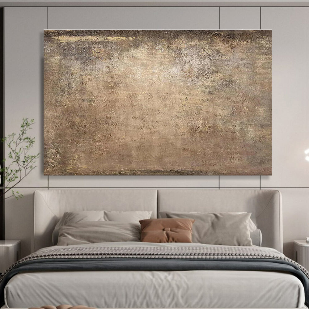 “Rustic Textured Abstract” - Textured Abstract Painting, Ideal for Industrial - Style Room & Den DKS599