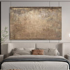 “Rustic Textured Abstract” - Textured Abstract Painting, Ideal for Industrial - Style Room & Den DKS599