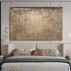 “Brown Textured Abstract” - Textured Abstract Painting, Great for Industrial - Style Room & Den DKS602