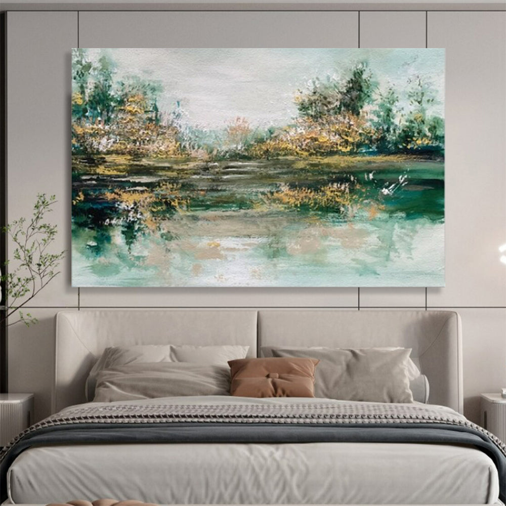 “Neutral - Toned Abstract Horizon” - Subtle - Textures Painting On Canvas PT1532