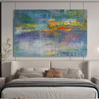 “Colorful Abstract Layers” Abstract Painting On Canvas DKS188