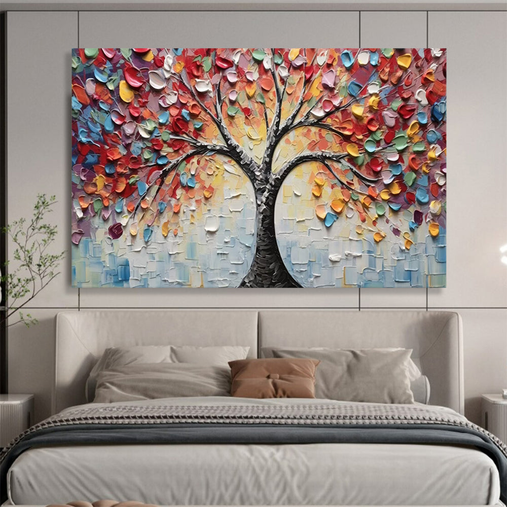 “Misty Forest Path Abstract” - Ethereal Landscape Painting On Canvas PT169