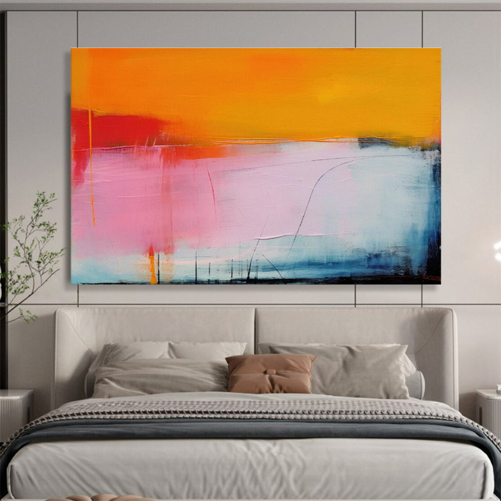 “Bold Color Gradient” - Abstract Color - Gradient Painting On Canvas DKS499